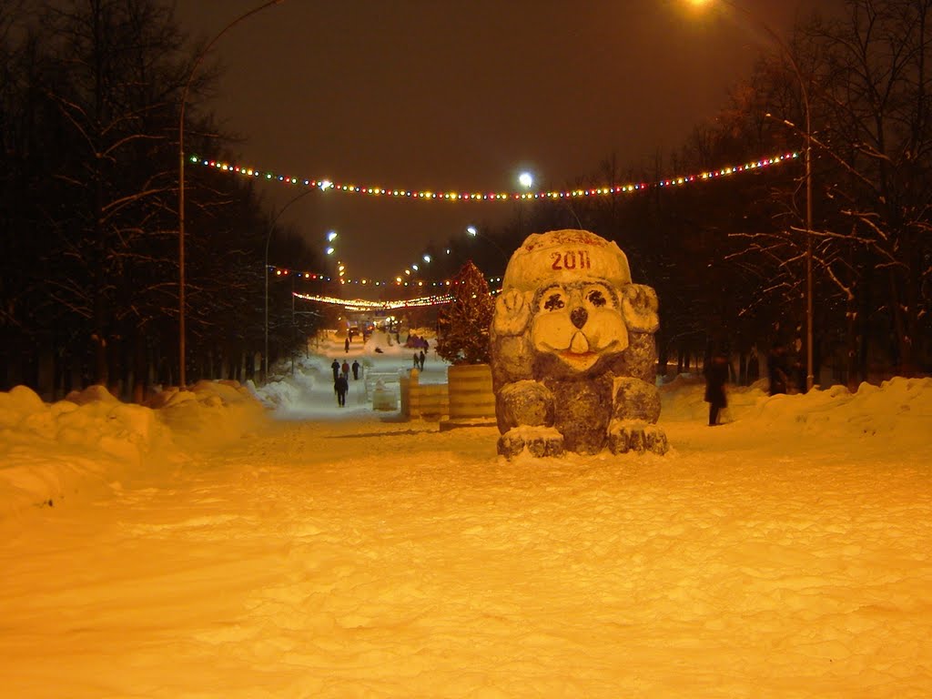 ул. Тукая. Зима 2011, Лениногорск