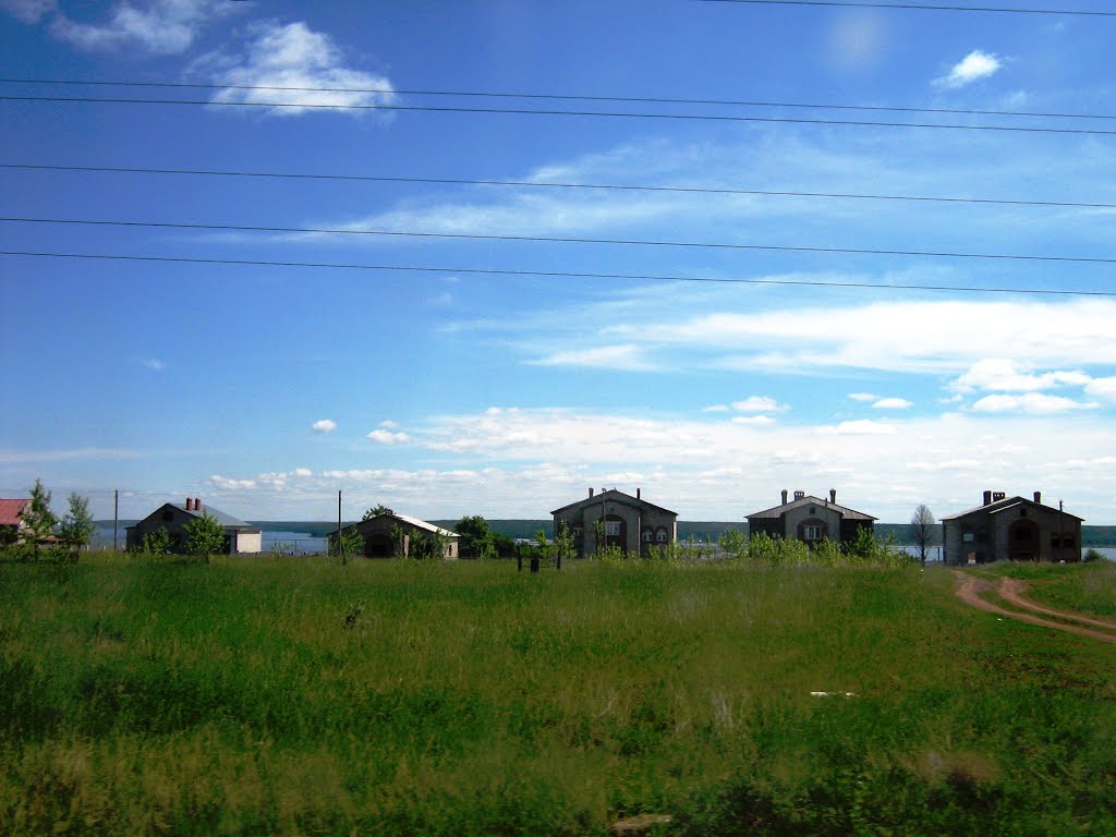 Вид на улицу Солнечная, Менделеевск