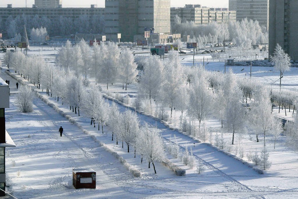 Зима  январь 2008, Набережные Челны