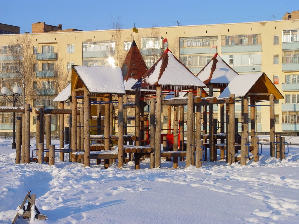 Сквер Лемаева, детская площадка, Нижнекамск