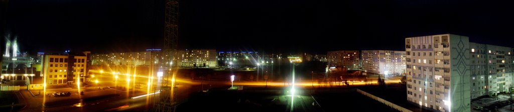 панорама вид из окна, Нижнекамск