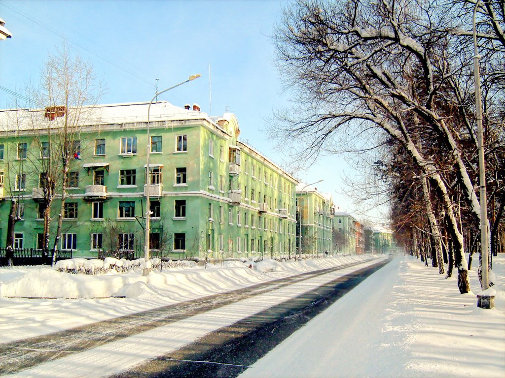 ул. Ленина возле гостиницы, Северск