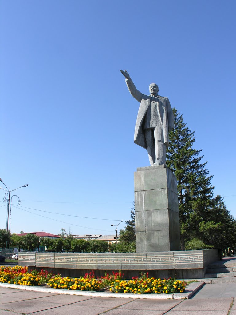 Monument to Lenin on Arata square, Кызыл