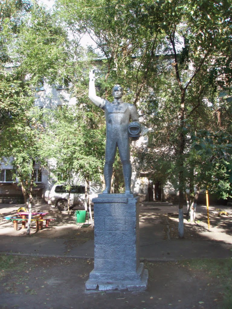 Monument to Yuri Gagarin, Кызыл