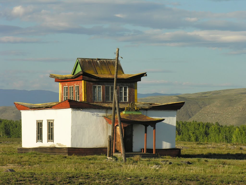 Buddhist temple Tubden Chojkhorling, Кызыл