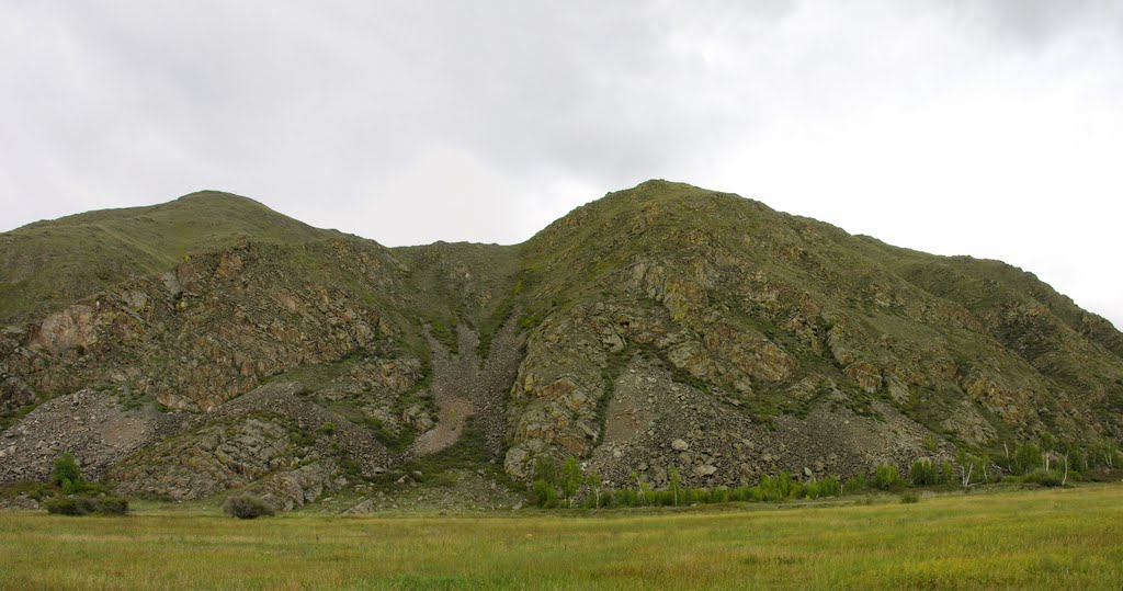 An illustrative example of the destruction of the mountains, Суть-Холь
