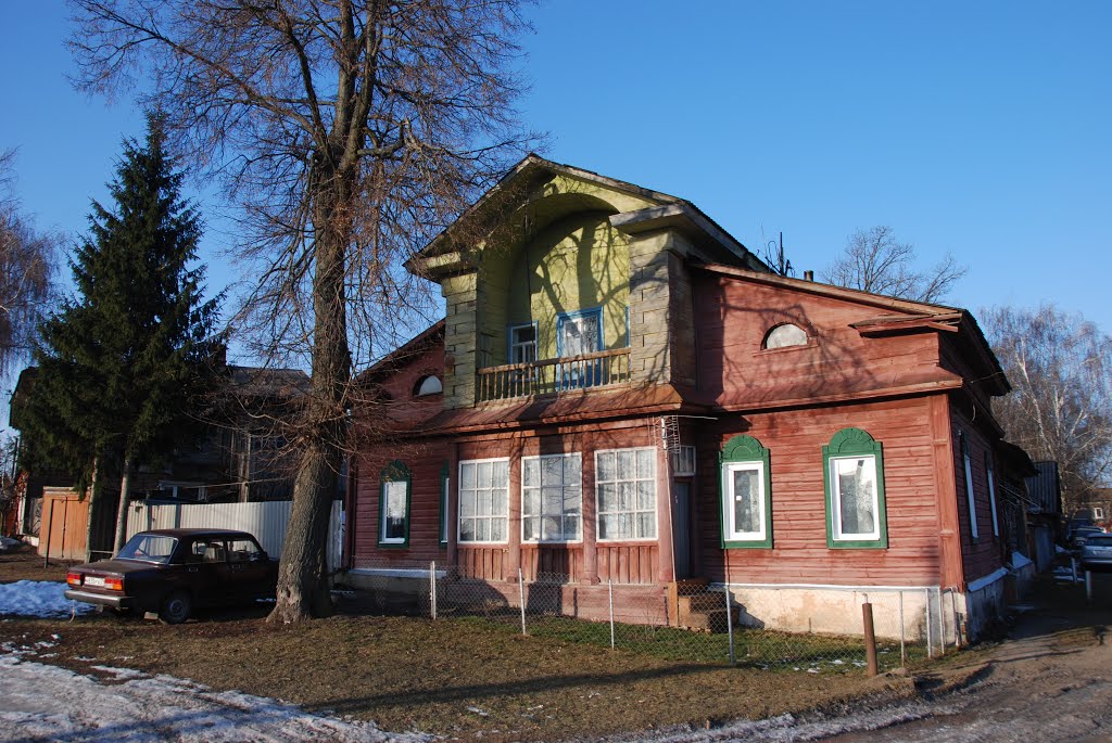 Старинный деревянный дом в Белёве., Белев