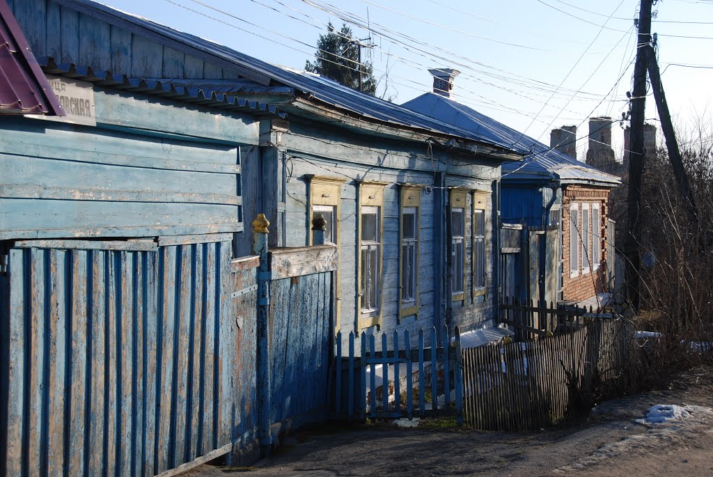 Старинная застройка на улице Белославского., Белев