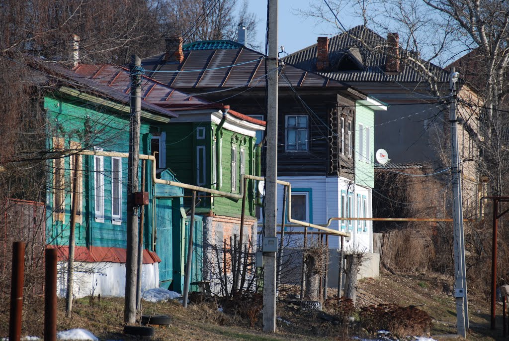 Старинные дома на улице Софьи Перовской., Белев