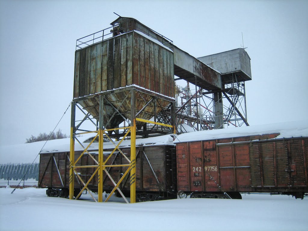 Бункера для погрузки зерна, Арсеньево