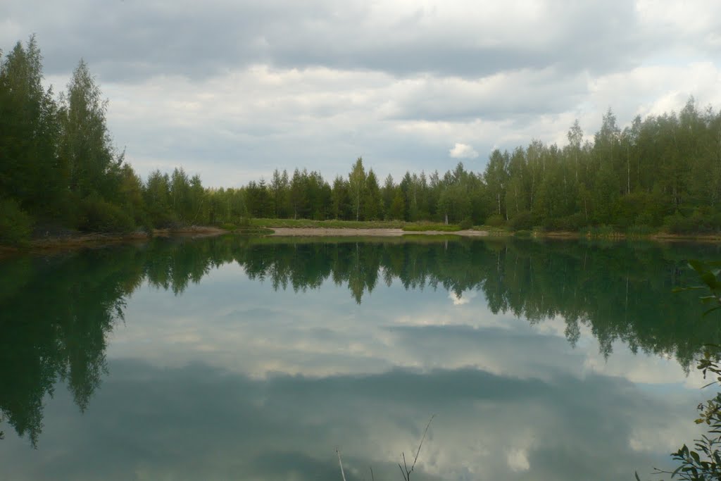 Лесное озеро., Бегичевский