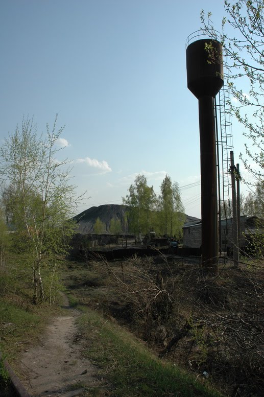 Водонапорная башня у шахты, Богородицк