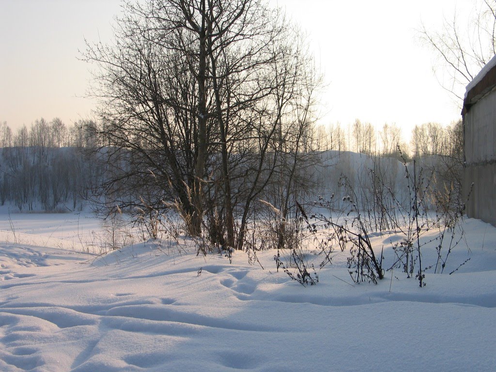 Пляж "Горный" зима 2006, Суворов