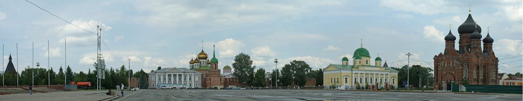 панорама площади Ленина, Тула