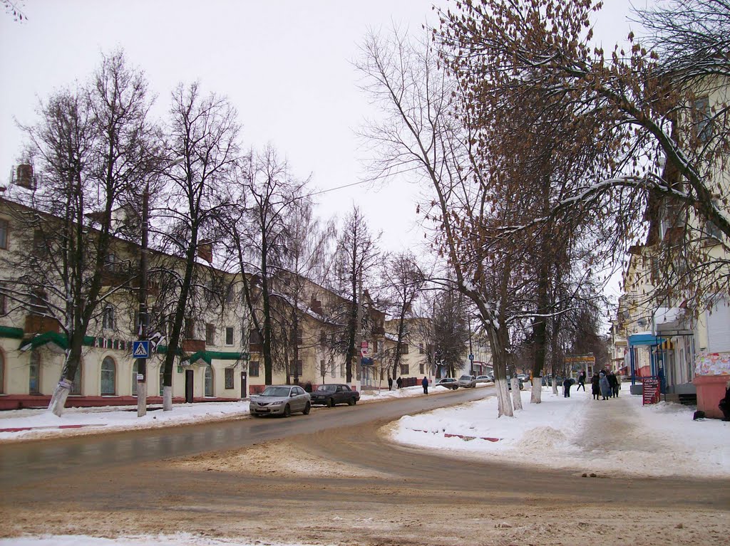 Перекрёсток улиц Ленина и Толстого, Щекино