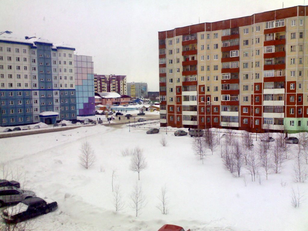 Вид из окна, Зима!, Излучинск