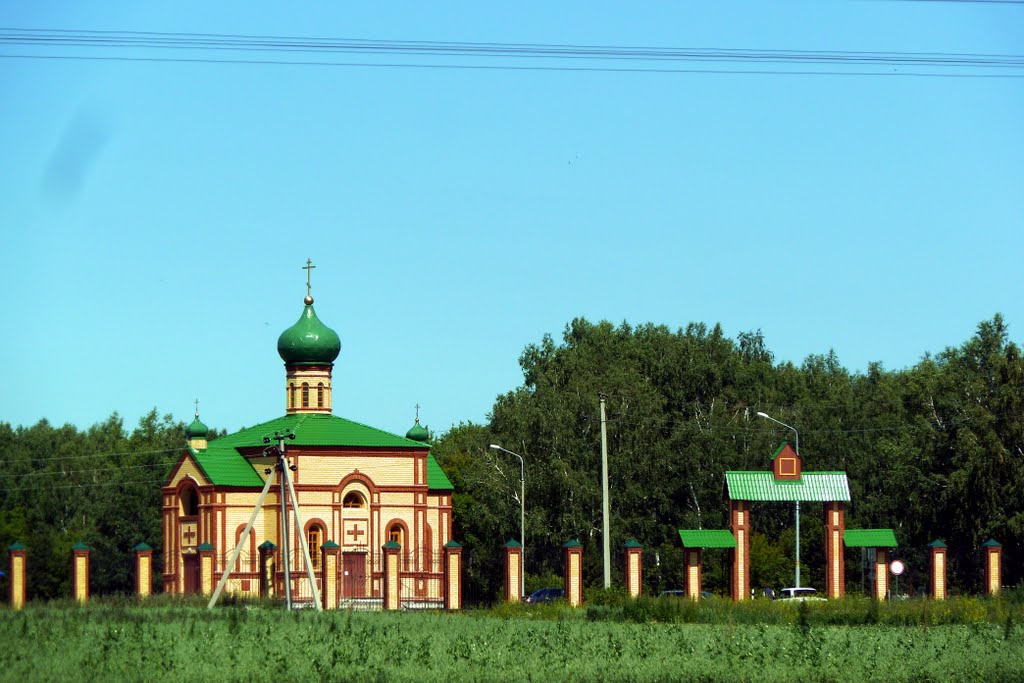 Ишим. Деревянная церковь., Большое Сорокино