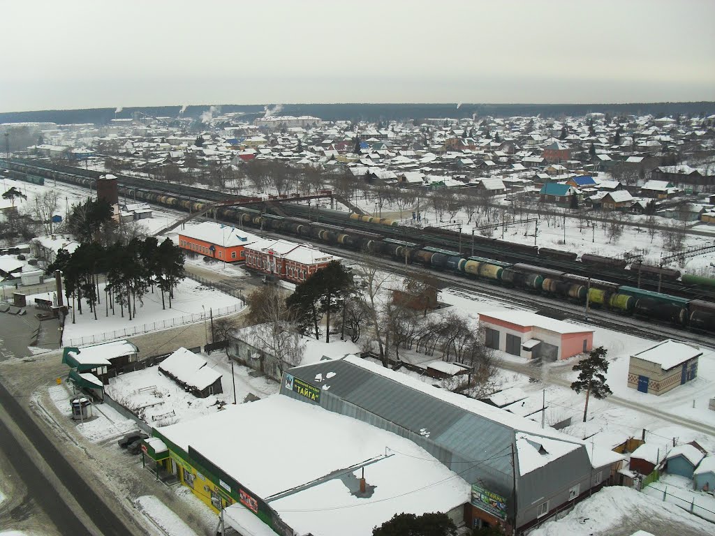 вид с высоты(февраль2012) 1-е фото из 8, Заводоуковск