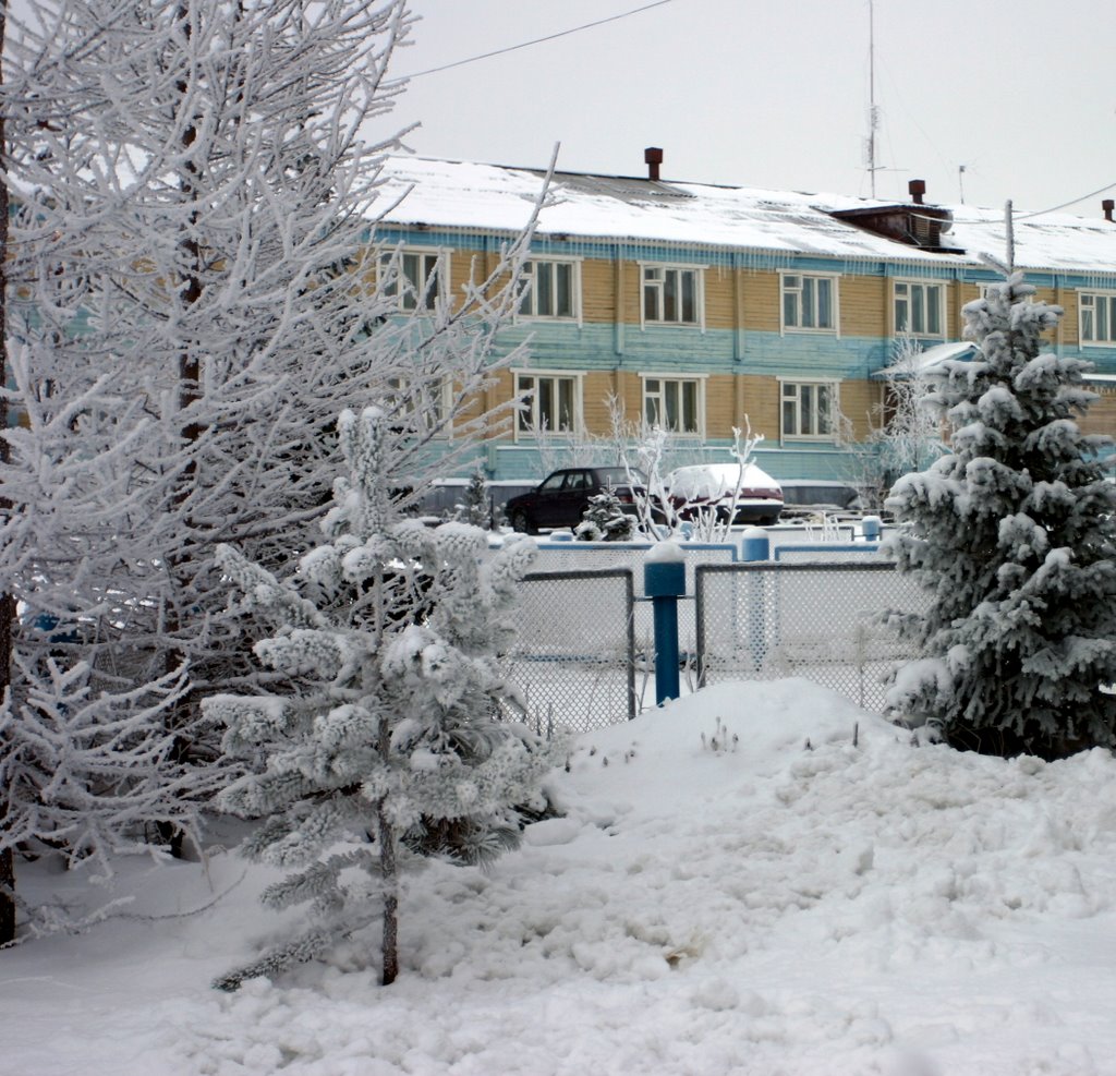 Winter landscape, Салехард