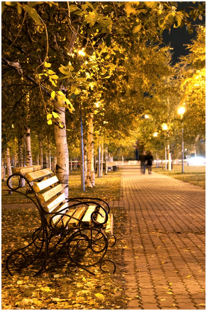 Вечерняя скамейка..., Сургут