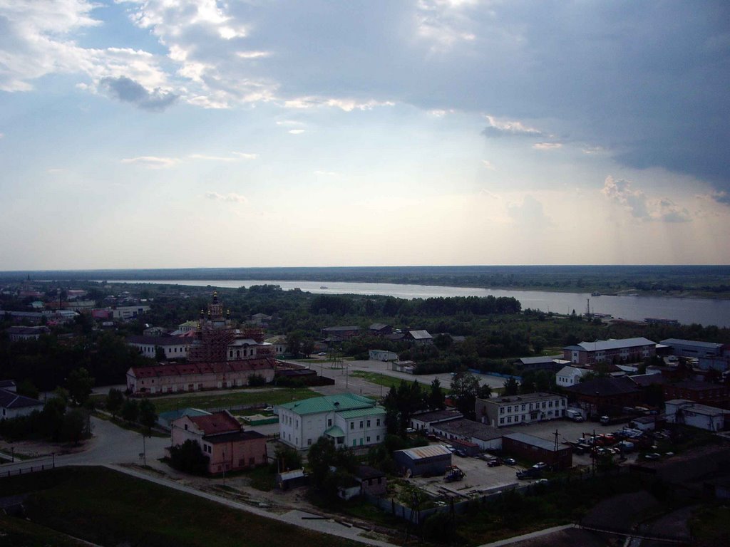 Panoramic view of old Tobolsk, Тобольск
