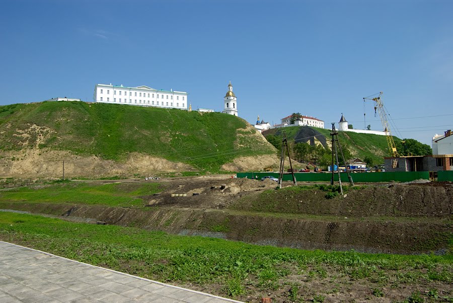 Вид на Кремль из Подгоры / View of the Kremlin from the Bottom town (14/06/2008), Тобольск