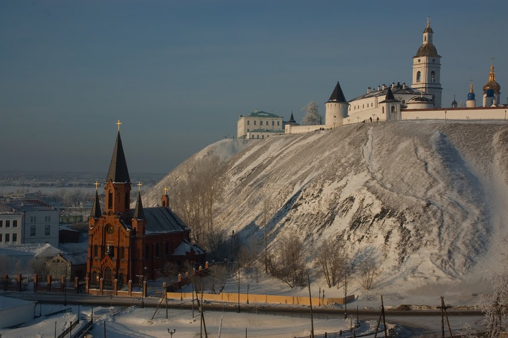 Польский костел и Тобольский Кремль, Тобольск