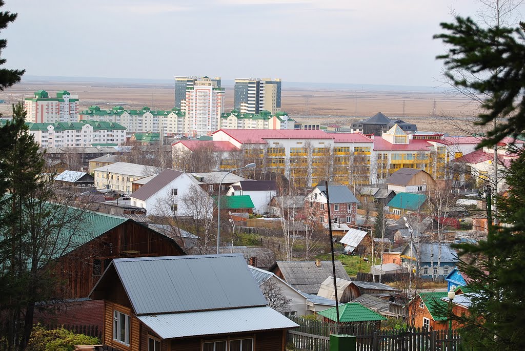 Вид на западную часть города, Ханты-Мансийск