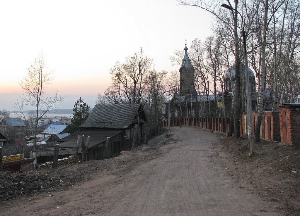 Вид в сторону пруда., Воткинск