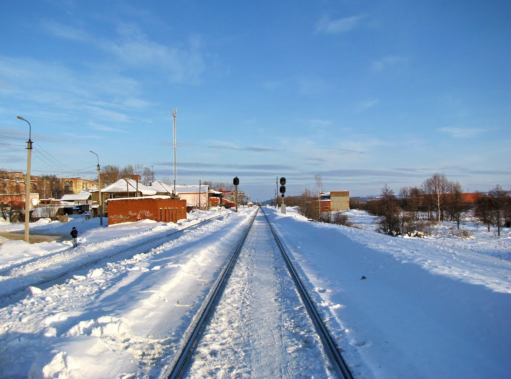 Железная дорога до Воткинска., Воткинск