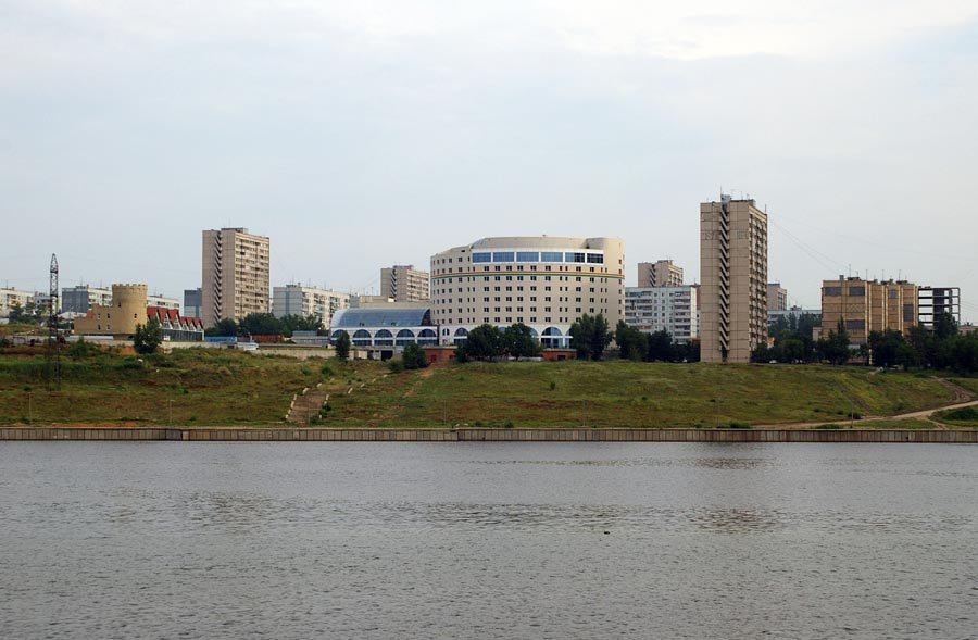Вид на Комсомольский район города Тольятти / View of Komsomolsky district of Togliatti city (05/08/2007), Новая Малыкла
