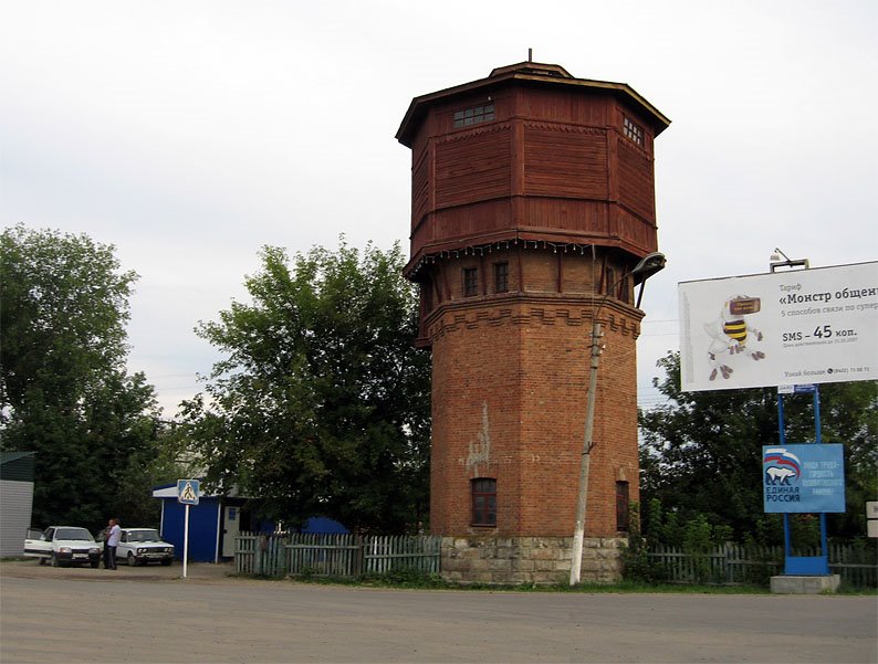 Водонапорная башня в Кузоватово, Старая Кулатка