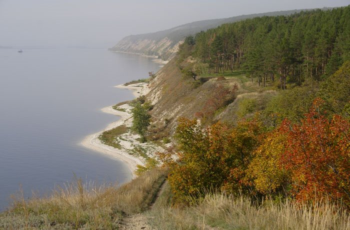 "Snake hills". The shore of the river of Volga, Старая Кулатка