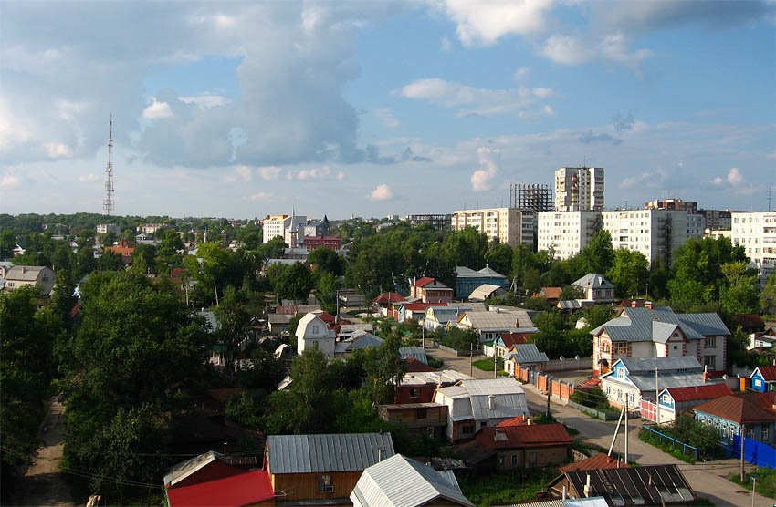 Вид на Северную часть города., Ульяновск