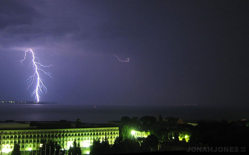 Lightning over Ulyanovsk, Ульяновск