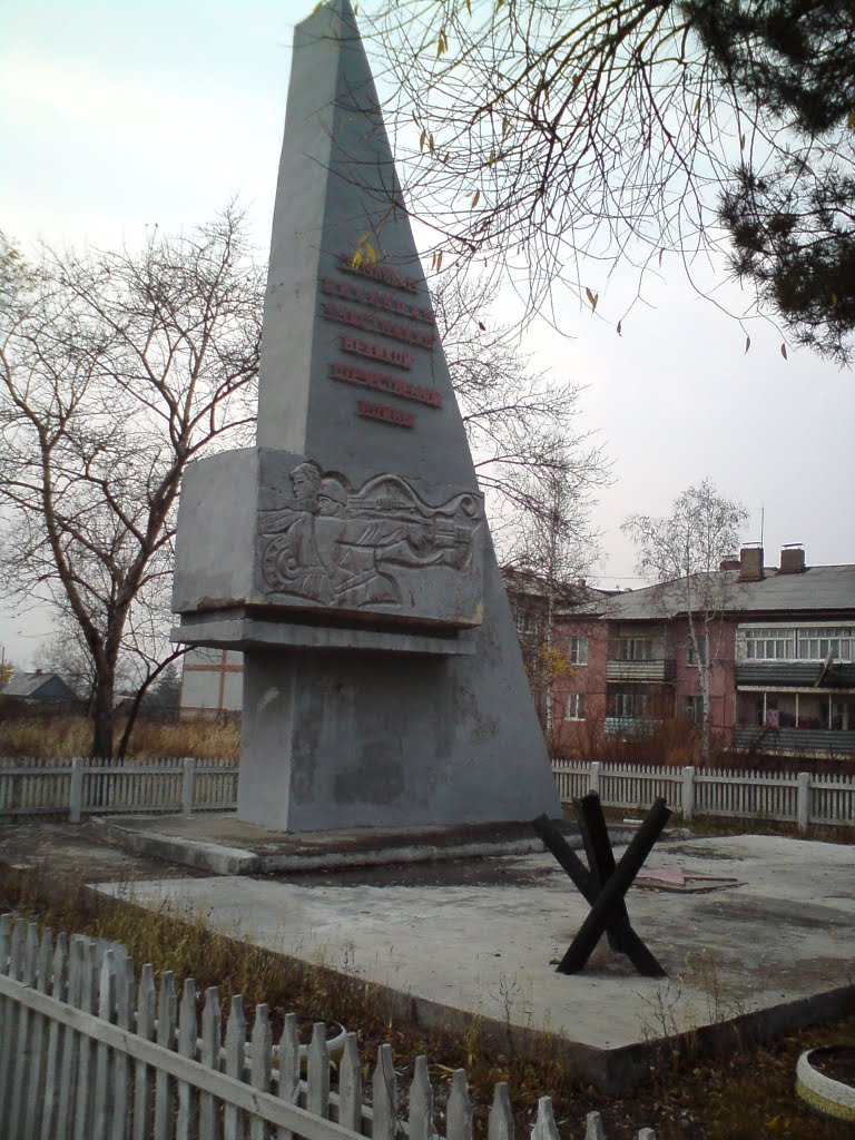 Памятник, Бикин