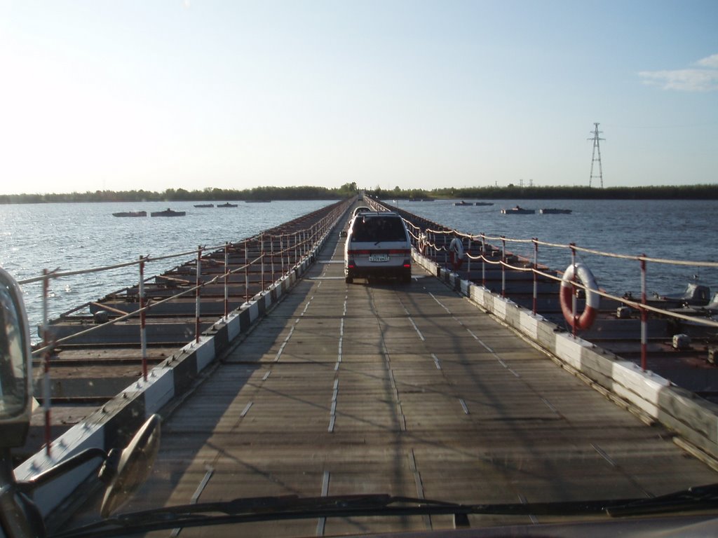 Понтонный мост (протока Амурская), Дормидонтовка