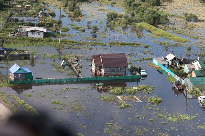 Наводнение в селе Ленинское, Ленинское