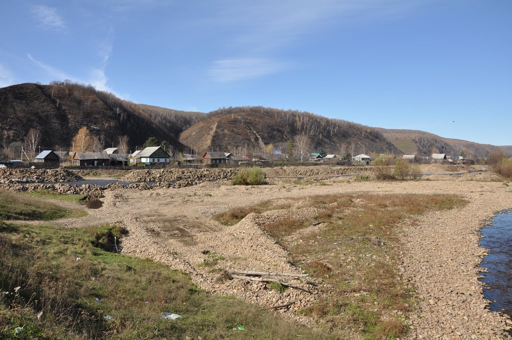 Obluchye (2012-10) - River bank area, Облучье