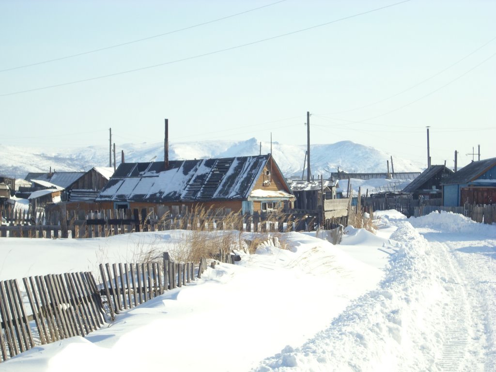 Dorf Ochotsk, Охотск