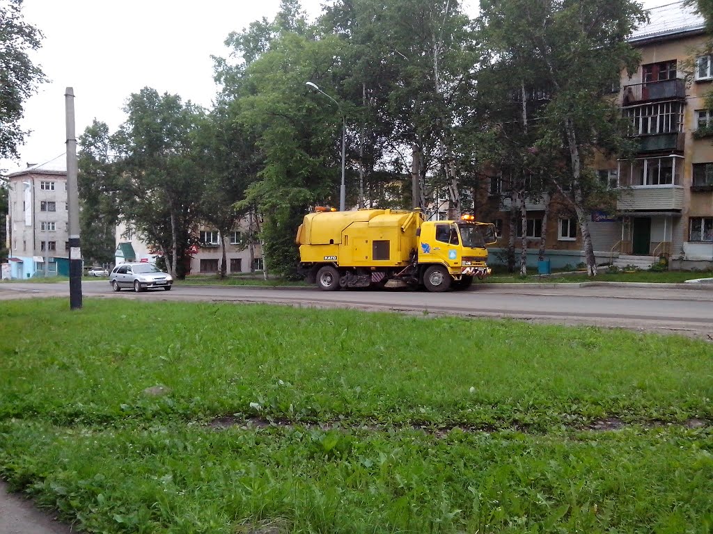 Уборка дорог, Советская Гавань