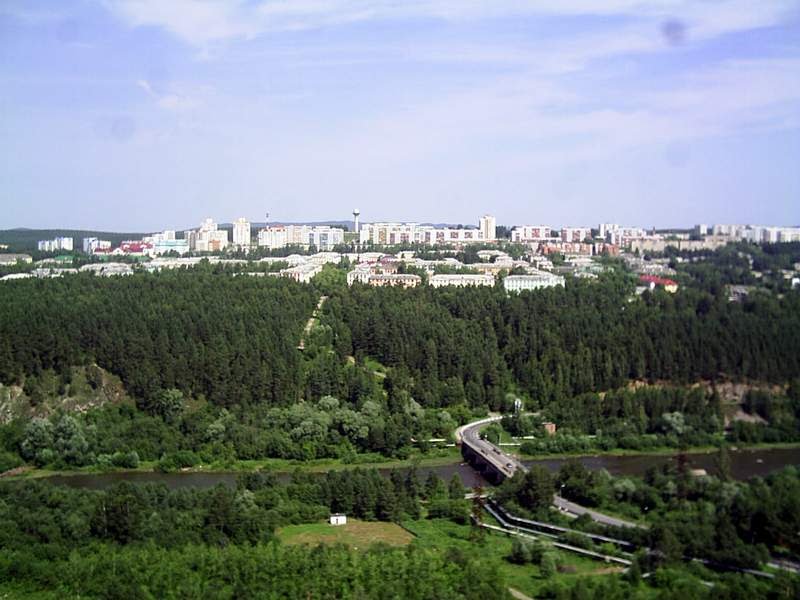 Панорама города Трёхгорный, Трехгорный