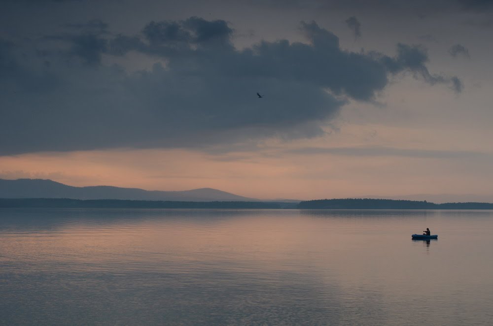 lone fisherman, Озерск