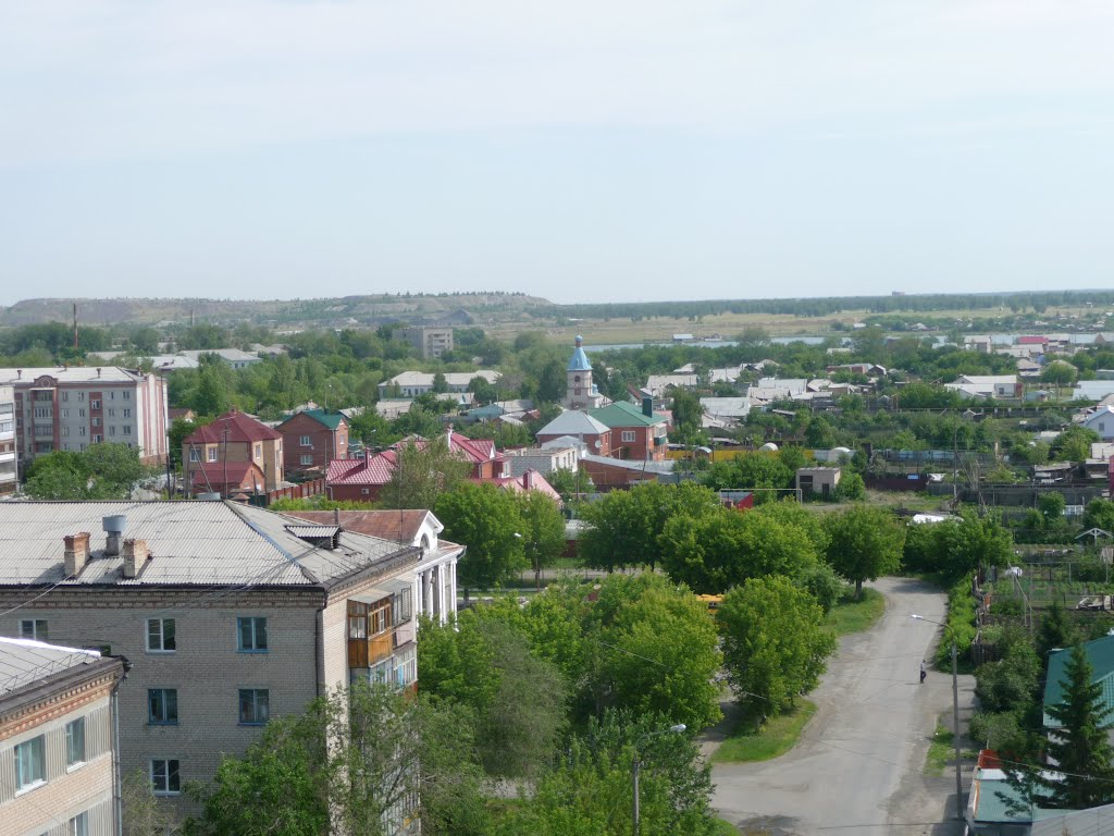 Вид с водонапорной башни, Еманжелинск
