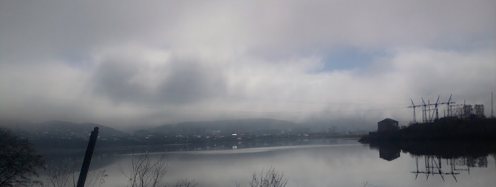 Пруд утром - туман, Катав-Ивановск