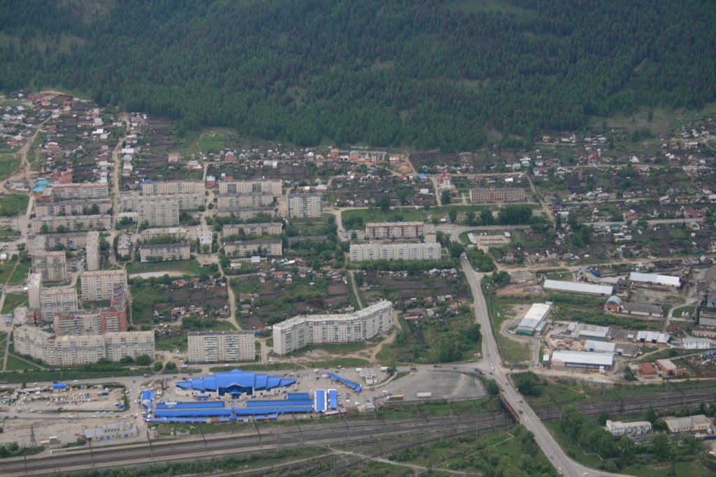 Район Рассвет. Вид с воздуха / Miass. Avtozavod district, Миасс