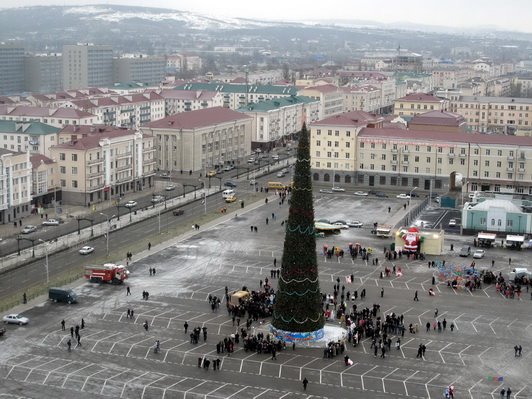 Новогодняя елка 2009, Грозный
