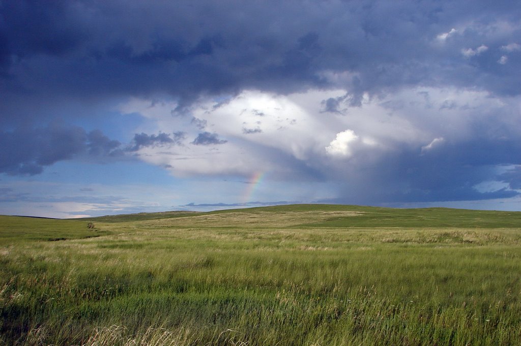 Радуга в степи (Забайкалье, Агинский Бурятский Автономный Округ, 2006); Rainbow in steppe (Transbaikalia, Agin-Buryat Autonomous Okrug, 2006), Нижний Часучей