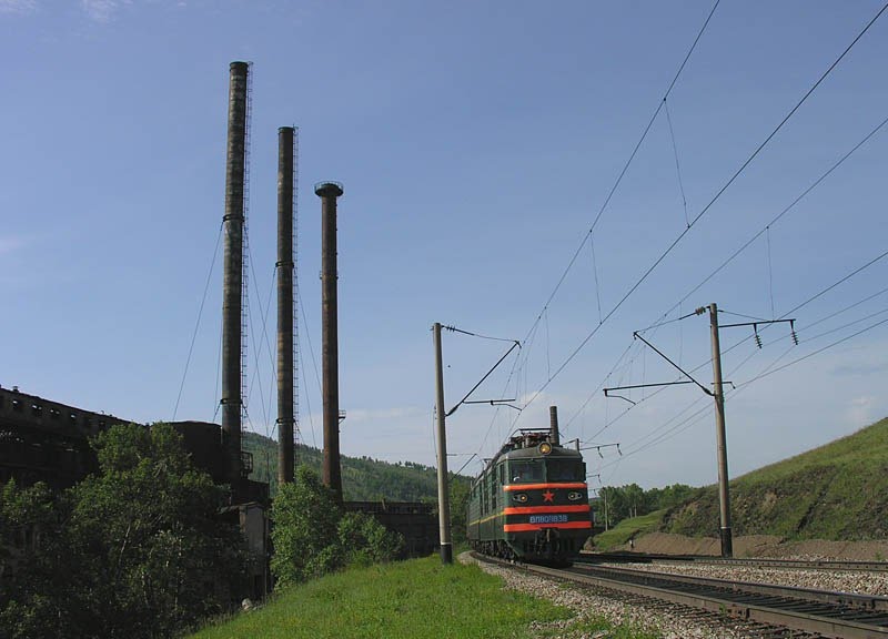Транссиб вдоль завода, Петровск-Забайкальский