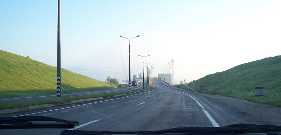 дорога через гэс, Новочебоксарск